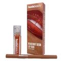 Huda Beauty Make Out Sesh Lip Duo – Limited Edition Lip Contour Stain + Faux Filler Jelly Oil (Peachy Nudes)