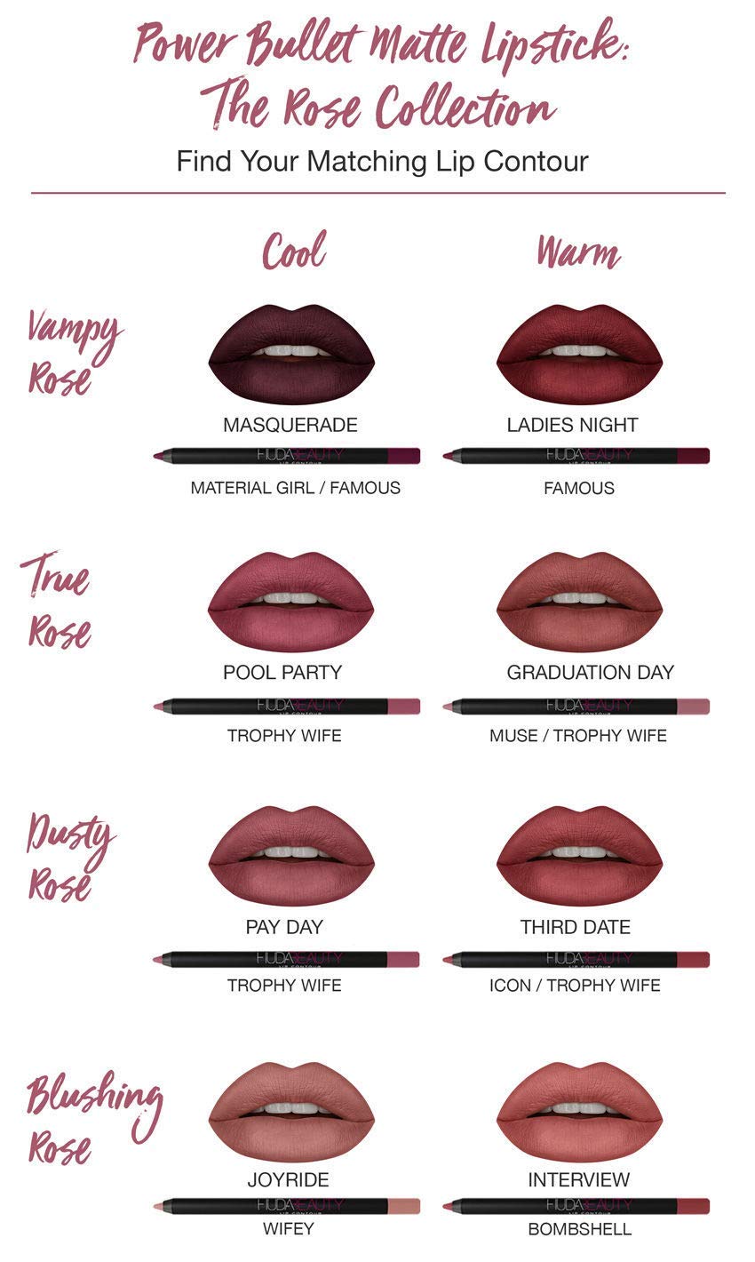 HUDA BEAUTY Power Bullet Matte Lipstick – Interview Shade