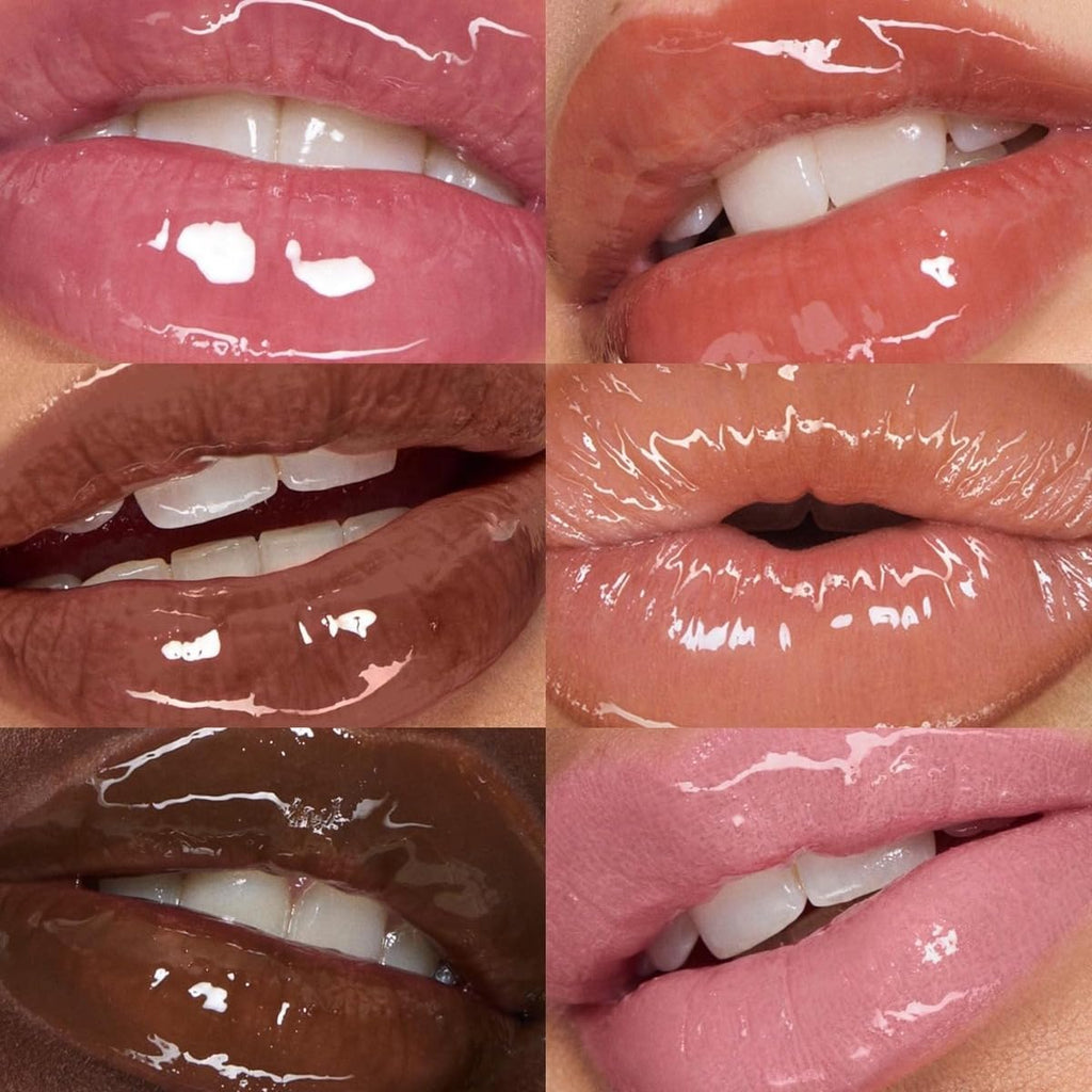 Huda Beauty Faux Filler Extra Shine Lip Gloss Foxy – Caramel Brown