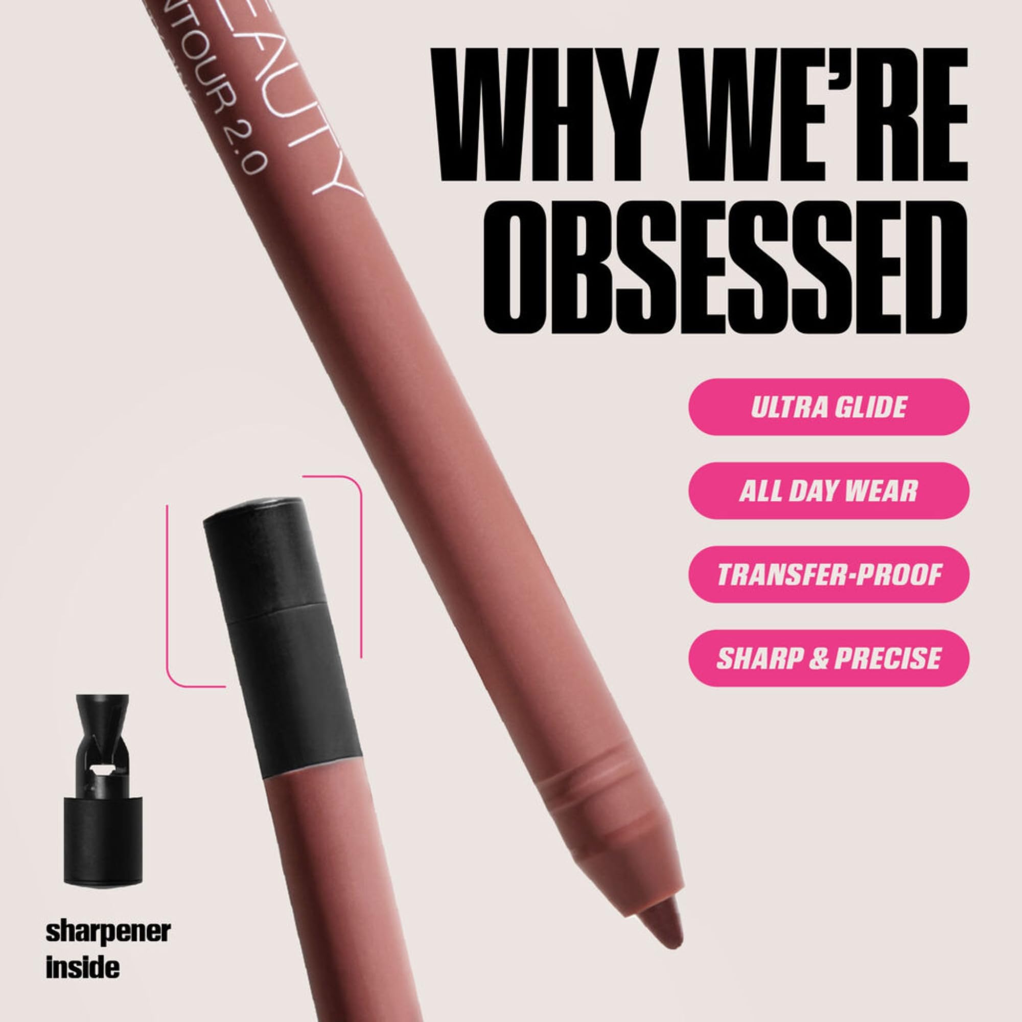 Huda Limited Edition Pink Kit: Juicy Bombshell Lip Duo – Lip Pencil + Lip Gloss (Travel Size)