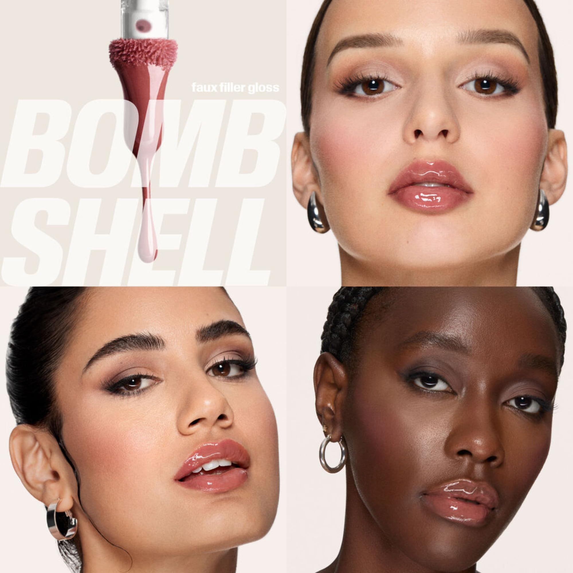 Huda Limited Edition Pink Kit: Juicy Bombshell Lip Duo – Lip Pencil + Lip Gloss (Travel Size)