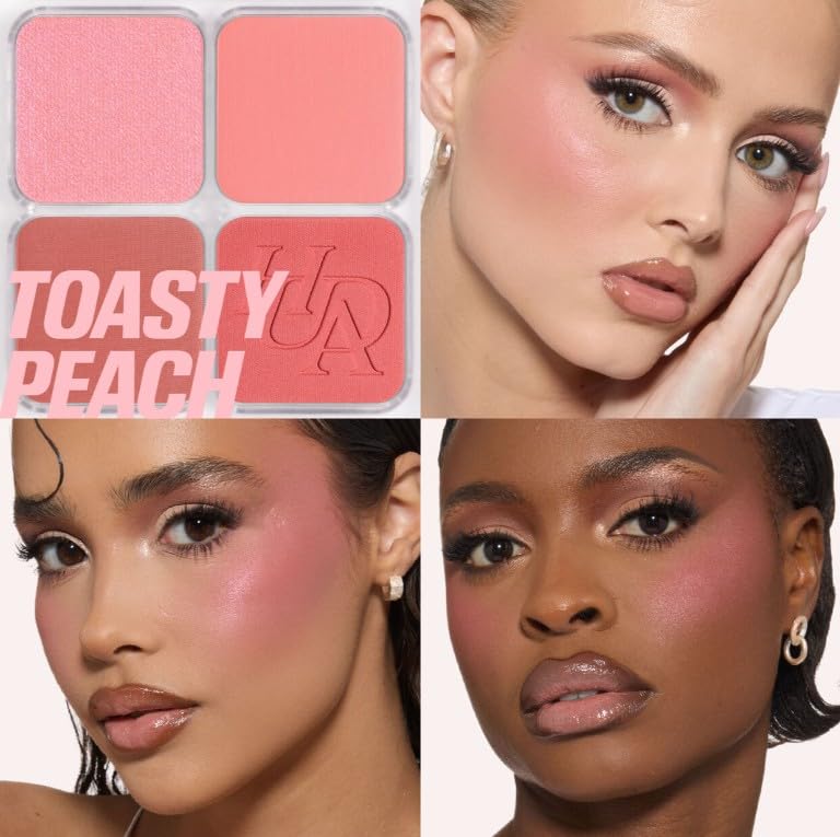 Huda Beauty Blush Filter Blurring Blushlighters Palette - Toasty Peach (Limited Edition)