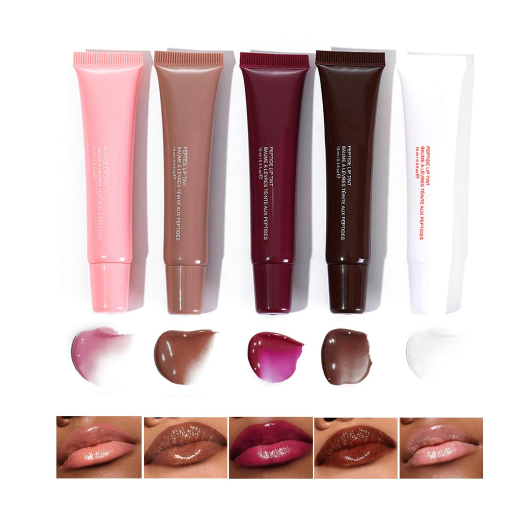 HUDABABY 5 Colors Mirror Lip Glaze – Plumping, Hydrating, Long-Lasting Gloss