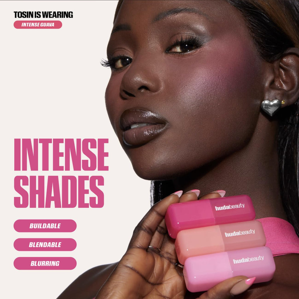 HUDABEAUTY Huda Blush Filter Liquid Blush Intense Guava – Buildable Pink Glow