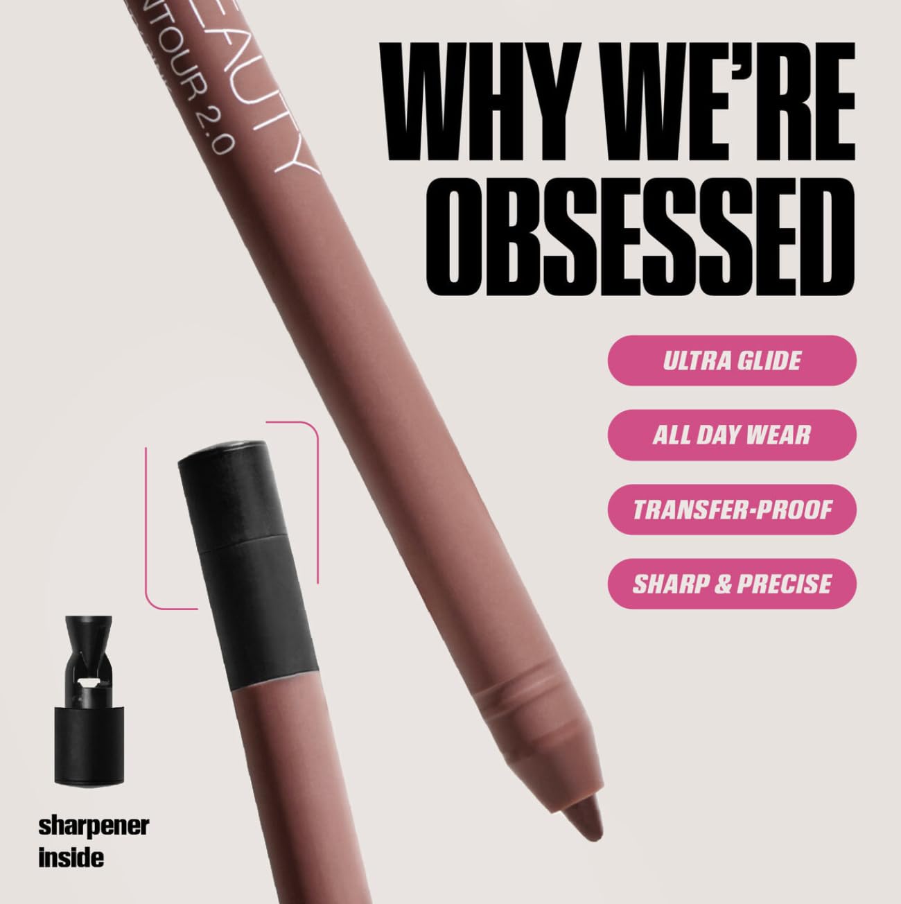 HUDA BEAUTY Juicy Coco Lip Duo – Mini Lip Contour 2.0 Terracotta + Faux Filler Gloss (Travel Size)