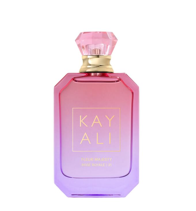 HUDABEAUTY Kayali Fleur Majesty Rose Royale | 31, 50 ml – Elegant Gradient Glass Bottle