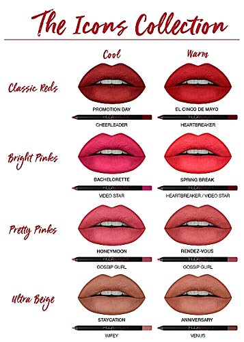 Huda Beauty Power Bullet Matte Lipstick Rendezvous – Rich Matte Lip Color