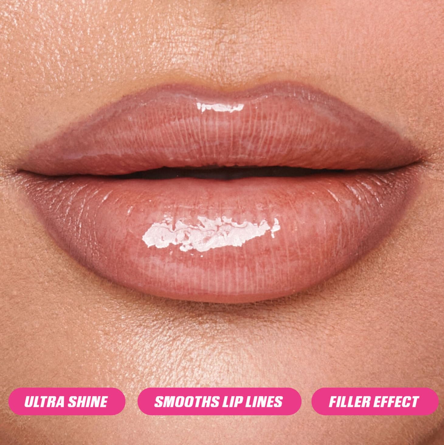 HUDA BEAUTY Juicy Coco Lip Duo – Mini Lip Contour 2.0 Terracotta + Faux Filler Gloss (Travel Size)