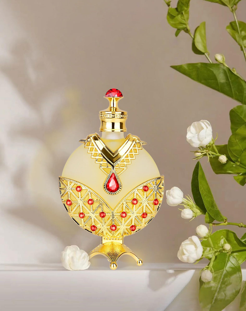 Huibao Gold Arabian Perfume Oil for Women – Long-Lasting 35ml