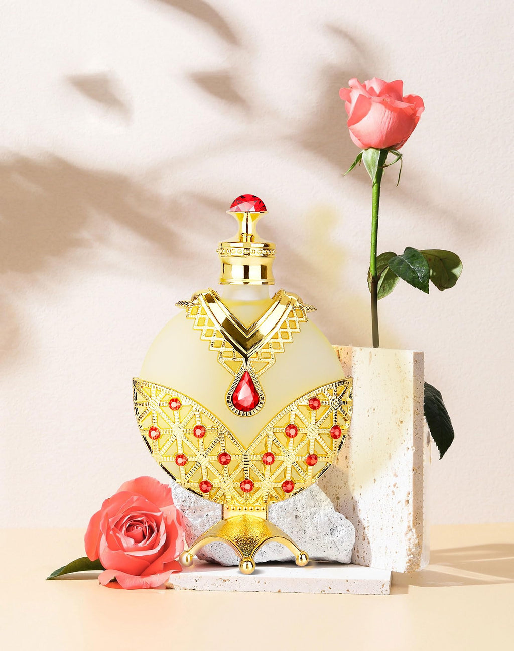 Huibao Gold Arabian Perfume Oil for Women – Long-Lasting 35ml