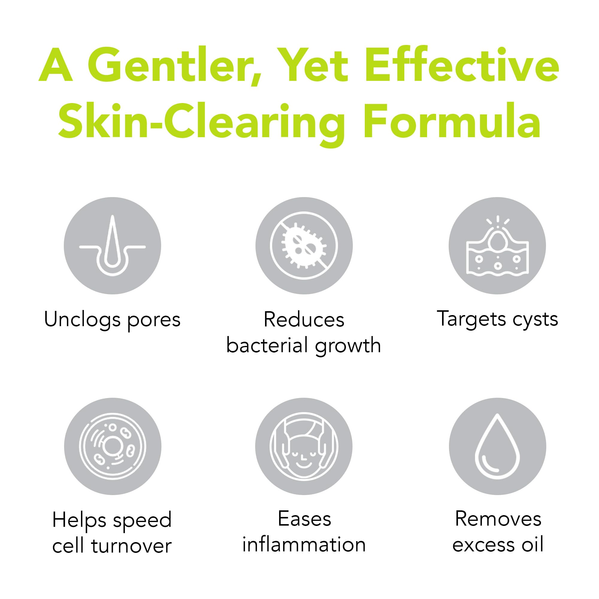 Humane 5% Benzoyl Peroxide Face Wash | Regular-Strength Acne Cleanser for Face, Back & Body | 8 oz | Cruelty-Free
