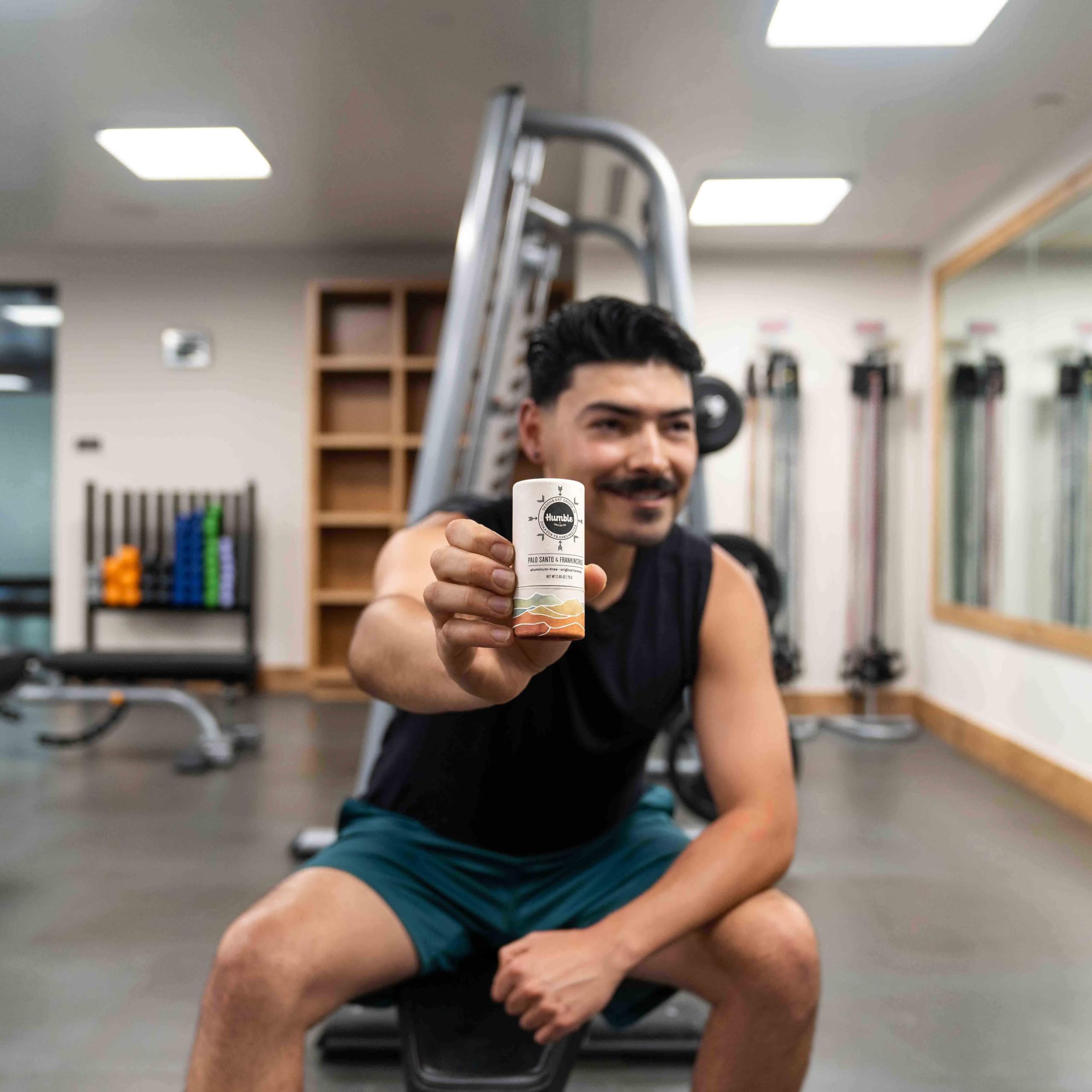Humble Brands Original Formula Aluminum-Free Deodorant | Plastic-Free Packaging, Palo Santo & Frankincense