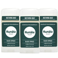 HUMBLE BRANDS Original Formula Aluminum-Free Deodorant – Black Spruce, 2.5 oz, 3-Pack