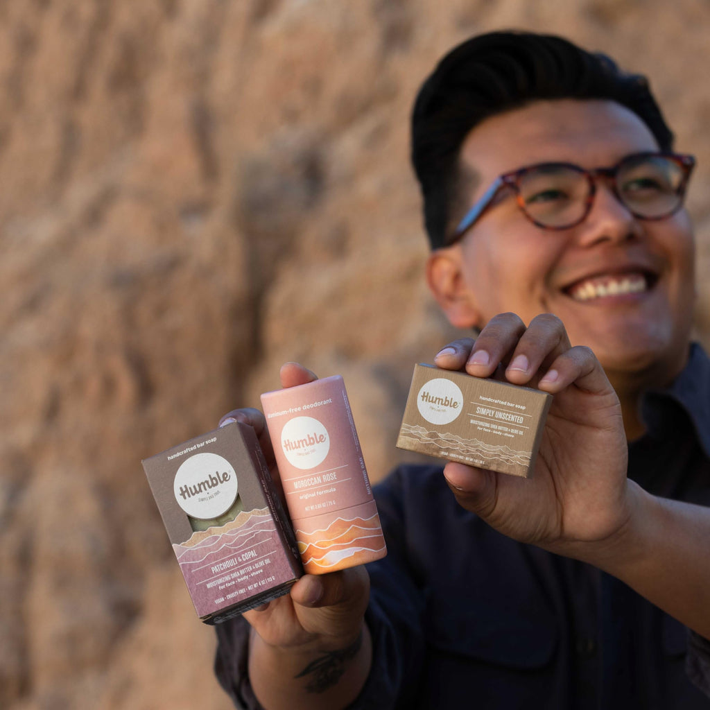 Humble Simple and True Handcrafted Bar Soap — Unscented Cold-Process 3-Pack