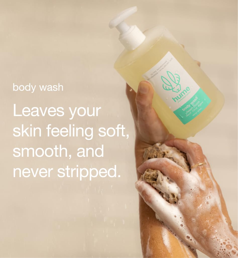 HUME SUPERNATURAL Ultra Nourishing Body Wash Desert Bloom 16 oz
