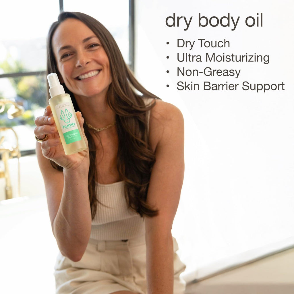HUME SUPERNATURAL Dry Body Oil Spray – Desert Bloom, 2-Pack | Deep Hydration & Glow