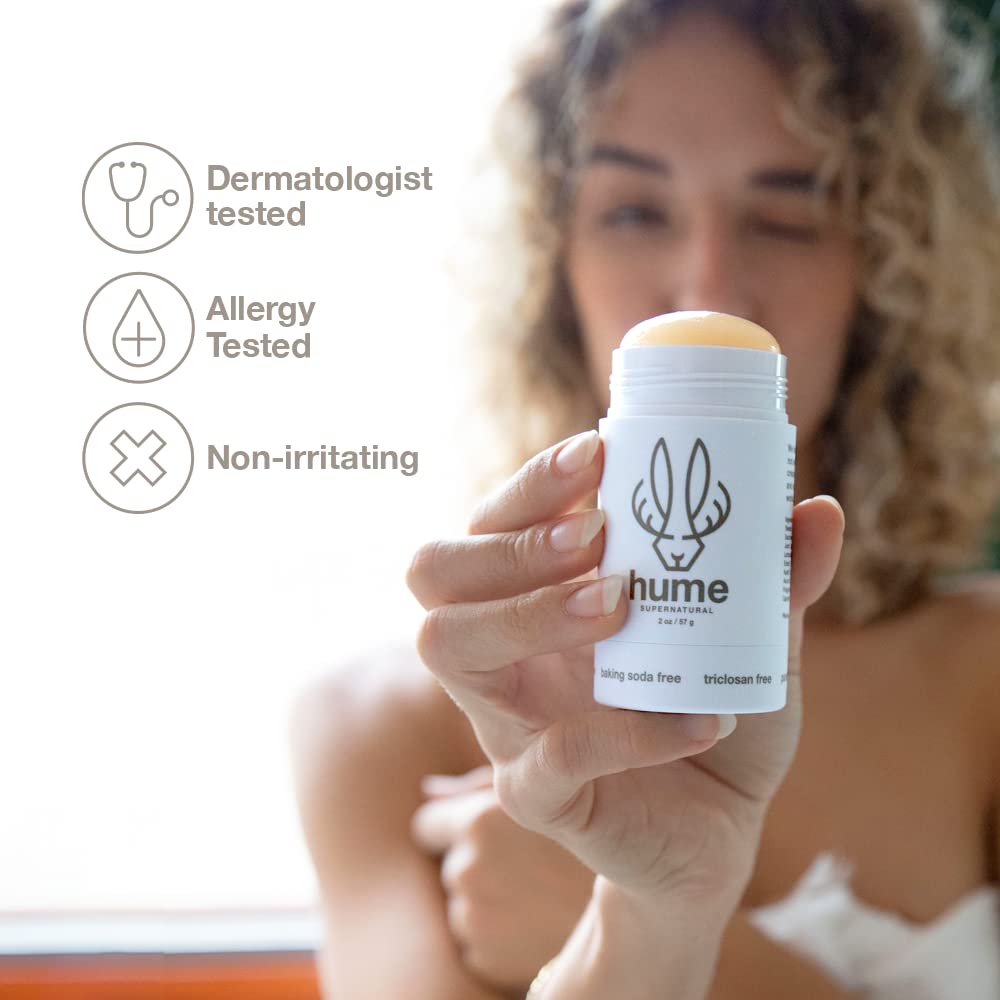 Hume Supernatural Aluminum-Free Deodorant for Women and Men – Neutral, Lasting, Sensitive Skin