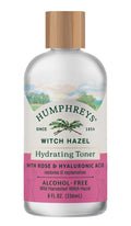 Humphreys Witch Hazel Hydrating Toner | Alcohol-Free, Rose & Hyaluronic | 8 Oz