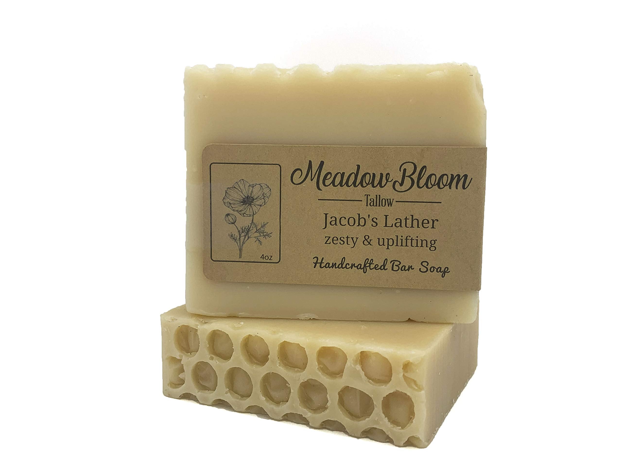 Hunter Cattle Co. Meadow Bloom Tallow Bar Soap – Honey & Lemon 2 Pack