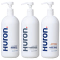 Huron Jumbo Shower Kit for Men – 30.3 oz Shampoo, Conditioner & Body Wash (Sandalwood & Black Pepper)