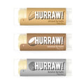 Hurraw! Almond, Coconut & Licorice Lip Balms 3-Pack – Organic, Vegan, Cruelty-Free, Made in USA