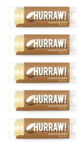Hurraw! Coconut Lip Balm 5-Pack – Organic, Vegan, Gluten-Free