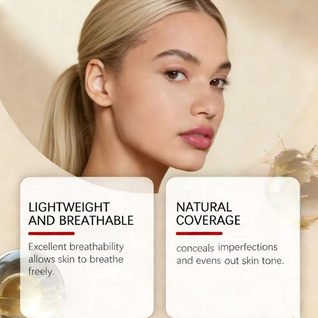 Hush Coverage Foundation for Older Women | Mushroom Head Cushion CC Cream — Natural Finish