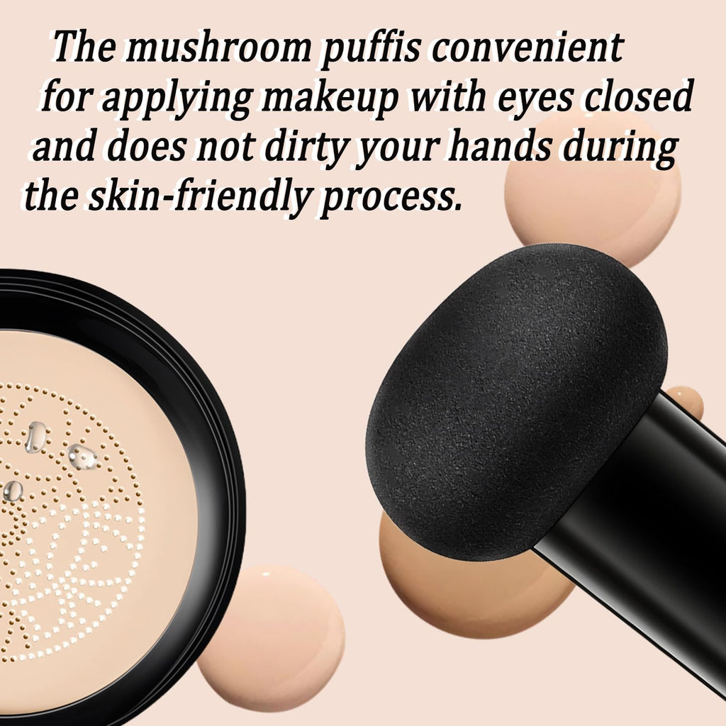 Hush Makeup Ivory Foundation for Mature Skin | Hydrating Cushion CC Cream