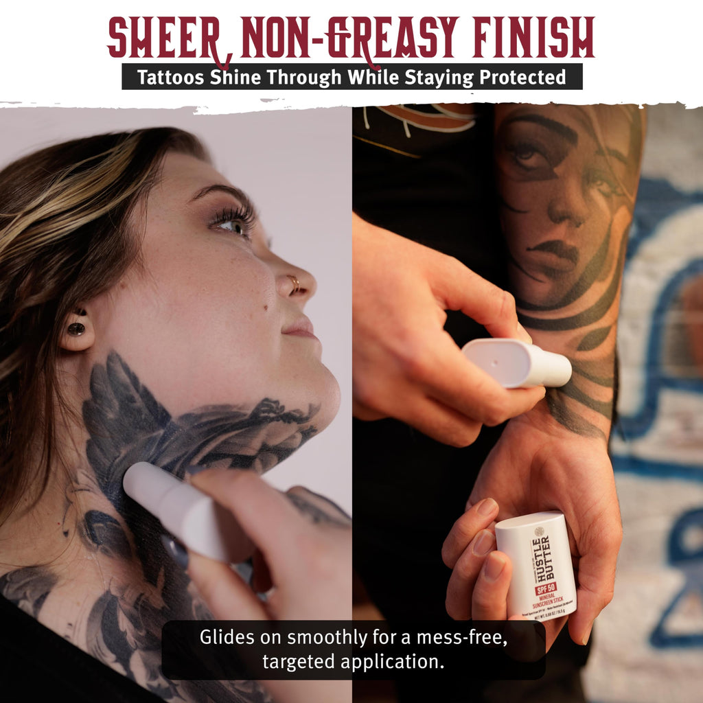 Hustle Butter Deluxe Tattoo SPF 50 Aftercare Stick