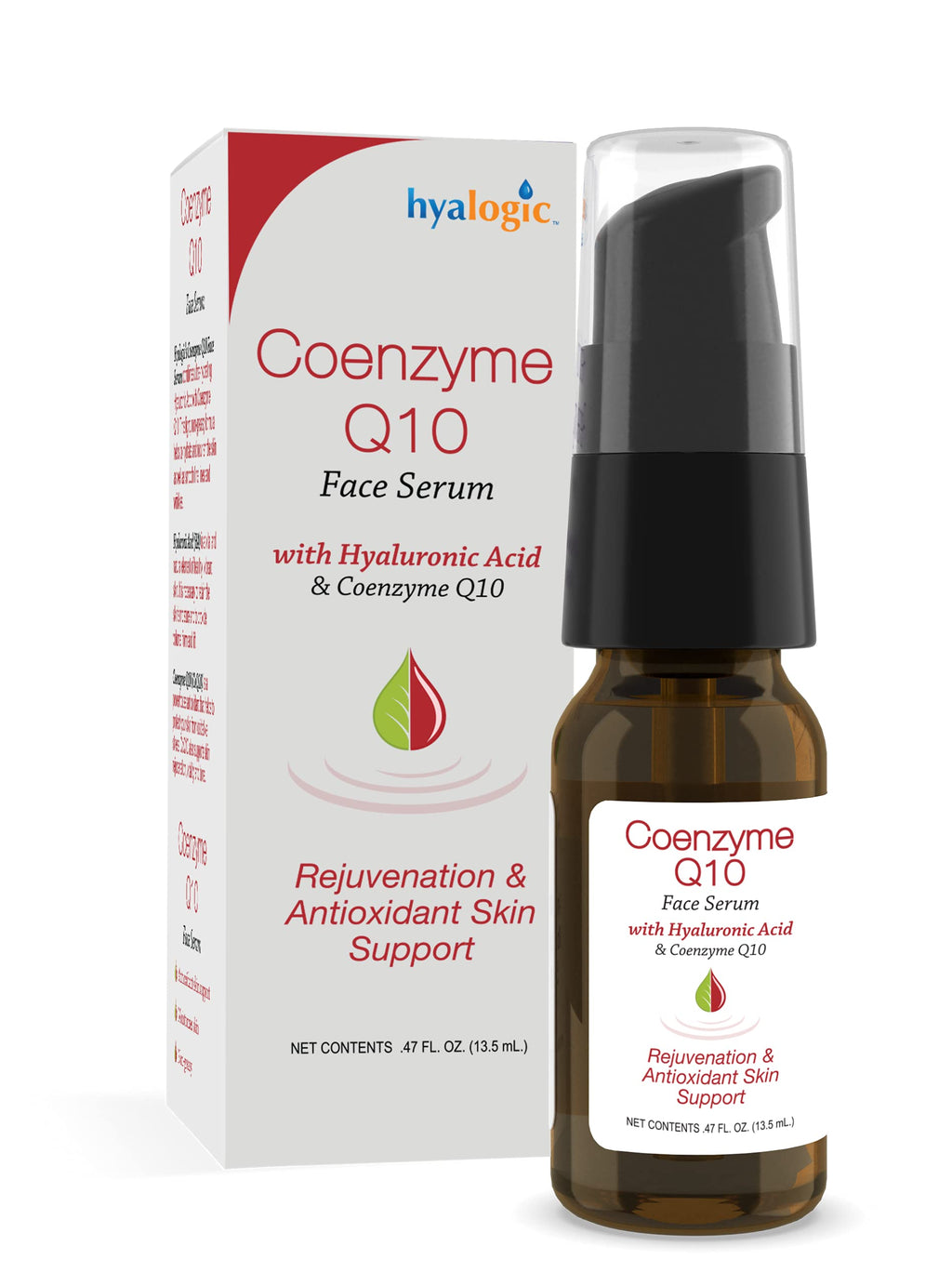 Hyalogic Episilk CoQ10 Serum with Hyaluronic Acid for Dry Skin – Firming Antioxidant Facial Serum (0.47 oz)