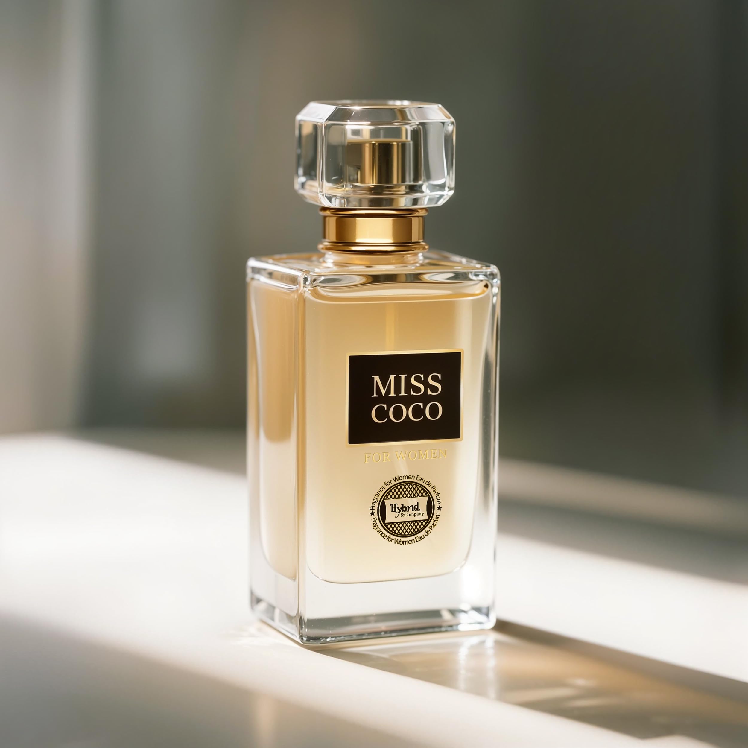 Hybrid & Company Miss Coco Fragrance for Women – Eau de Parfum Natural Spray 3.4 fl oz