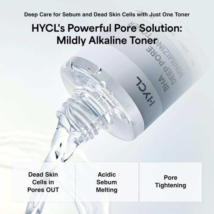 HYCL BHA Blackhead Power Toner — Daily Exfoliating Toner for Oily, Acne-Prone Skin