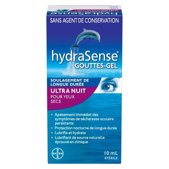 HydraSense Gel Drops Night Therapy for Dry Eyes | 2 x 10ml