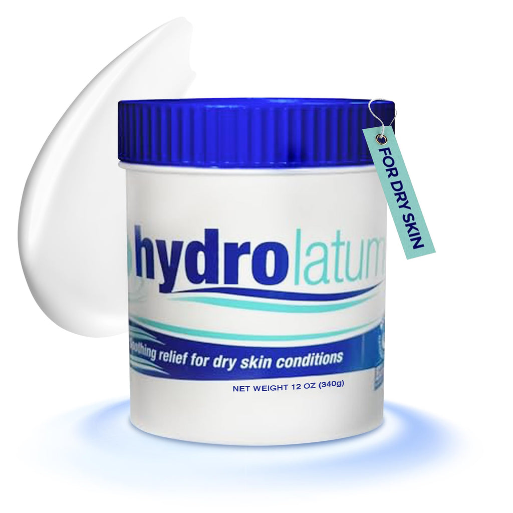 Hydrolatum Moisturizing Cream 12oz – Fragrance-Free Lightweight Non-Greasy Face & Body Moisturizer