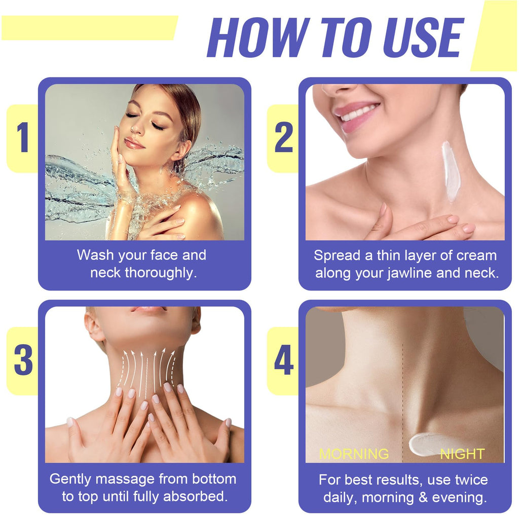 Neck Firming Cream for Tightening & Lift | Hydration & Contour 1.7 fl oz