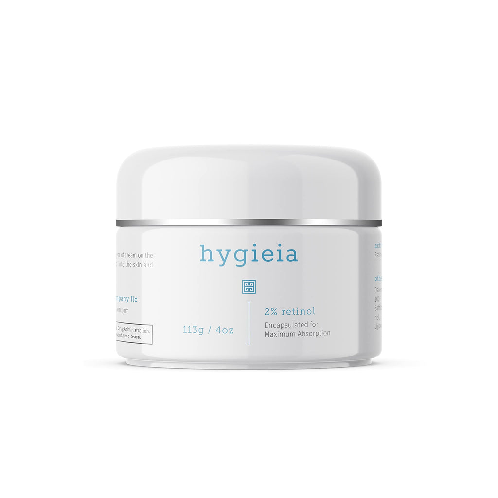 Hygieia + Encapsulated 2% Retinol Cream – Liposomal Anti-Wrinkle for Face, Neck & Body
