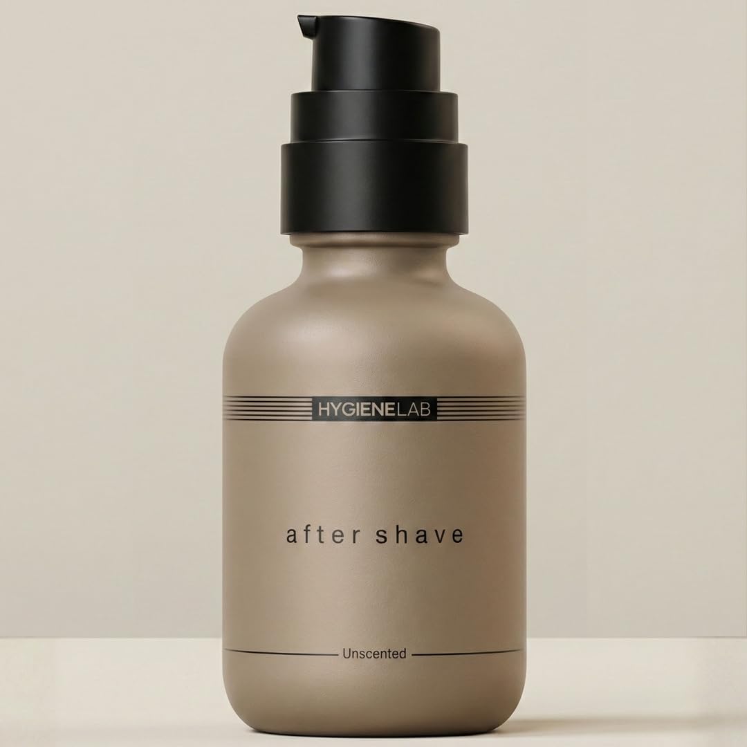 HygieneLab After Shave – Unscented, 100/100 Yuka, Non-Toxic Aloe Vera & Vitamin E