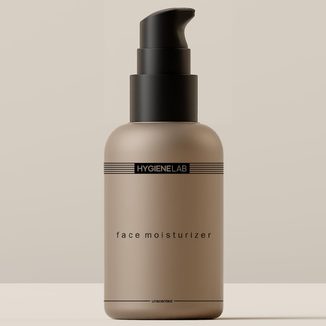 HygieneLab Face Moisturizer – EWG Verified, Unscented, Non-Greasy Hydration (1.7 fl oz)