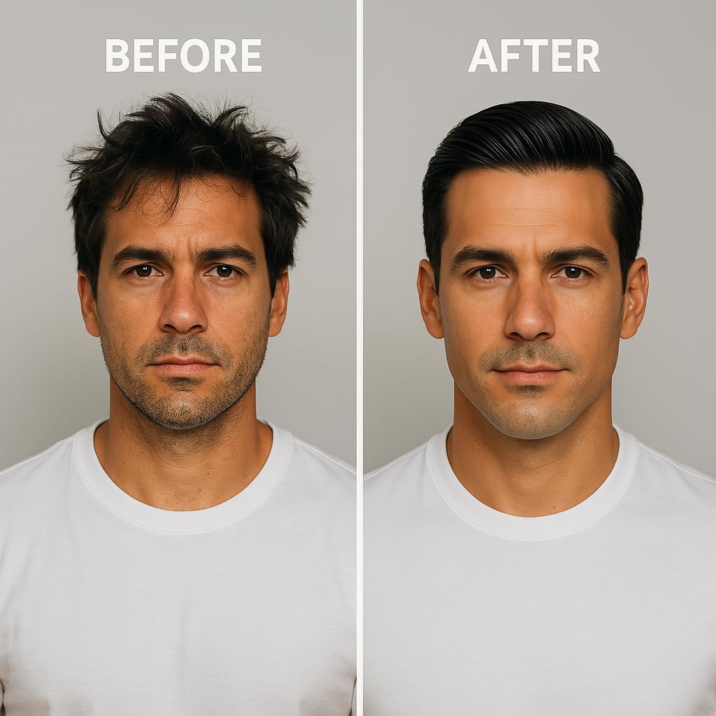 HygieneLab Men's Hair Gel – EWG Verified, Strong Hold, Matte Finish