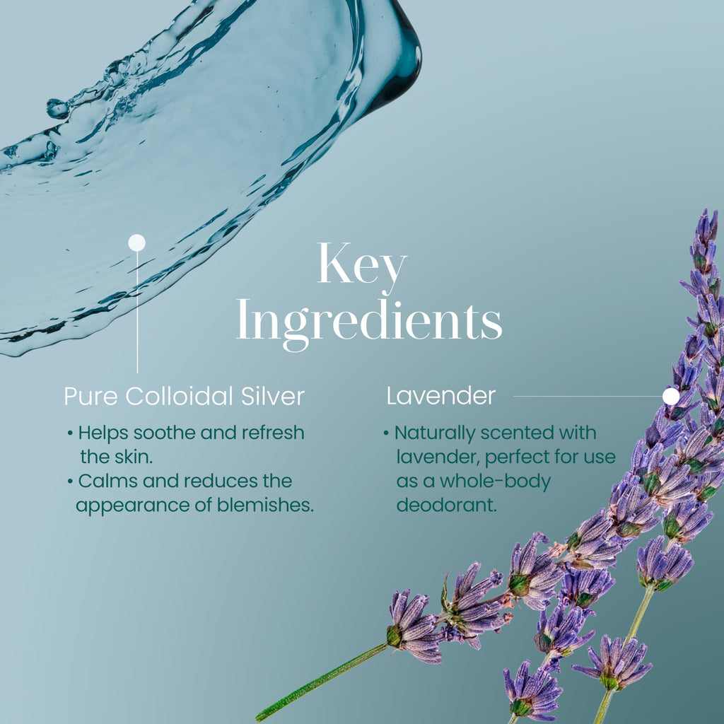 Hylunia Colloidal Silver Mist Toner 5.1 fl oz – Hydrating Acne-Prone Skin Toner with Lavender