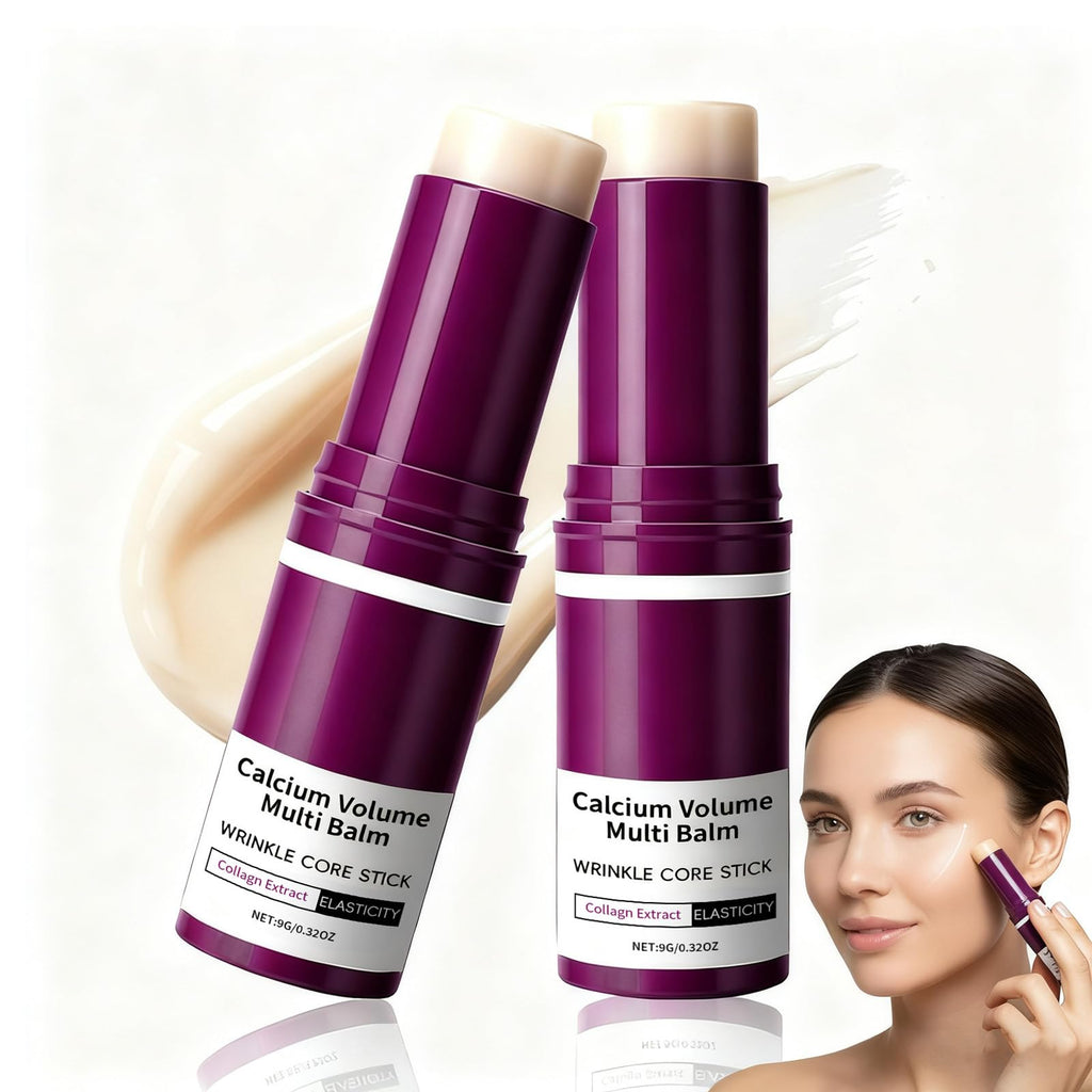 Hypoaled Cementerre Calcium Multi Balm Stick – Korean Calcium Volume Moisturizing, Anti-Aging, Rose Red (2pcs)