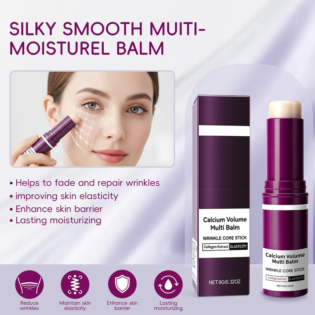 Hypoaled Cementerre Calcium Multi Balm Stick – Korean Calcium Volume Moisturizing, Anti-Aging, Rose Red (2pcs)
