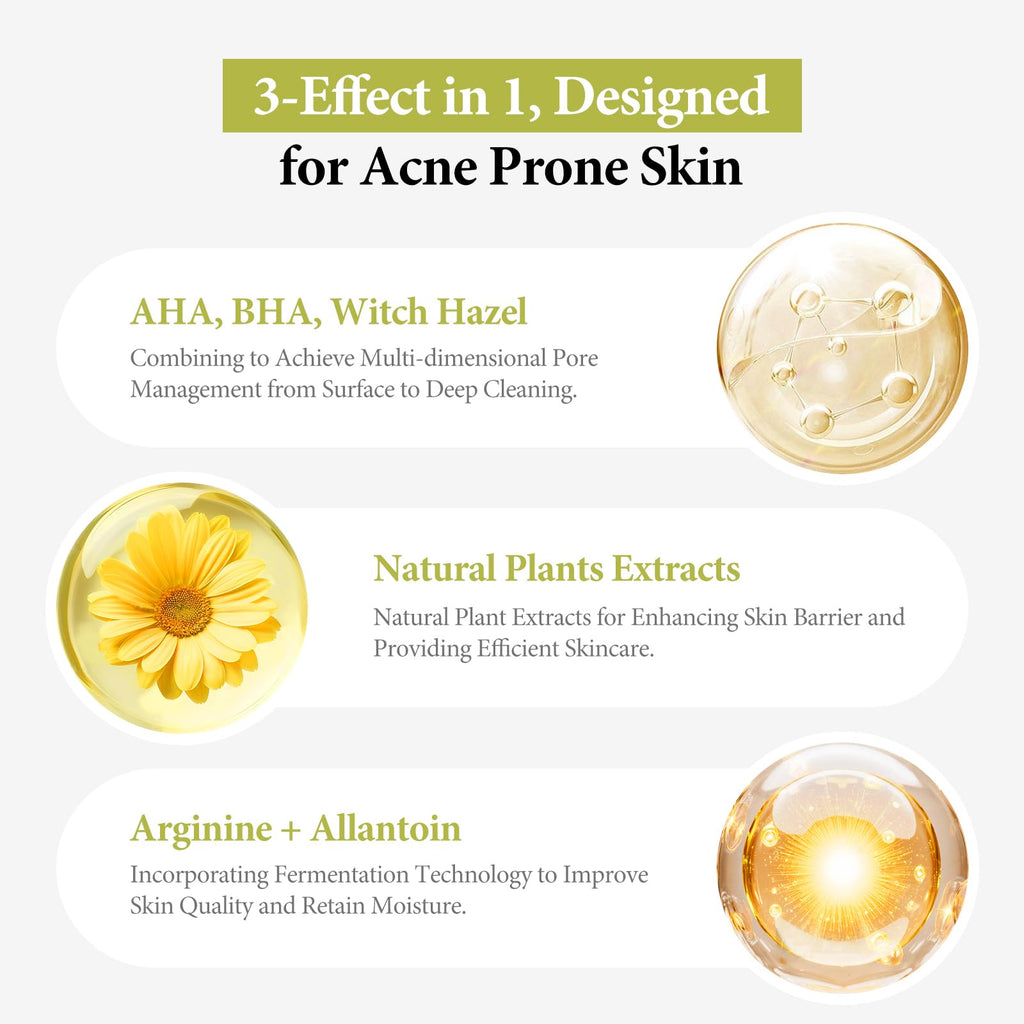 Hyuxeo Salicylic Acid Serum – Acne & Pore Minimizing | Glycolic + Witch Hazel
