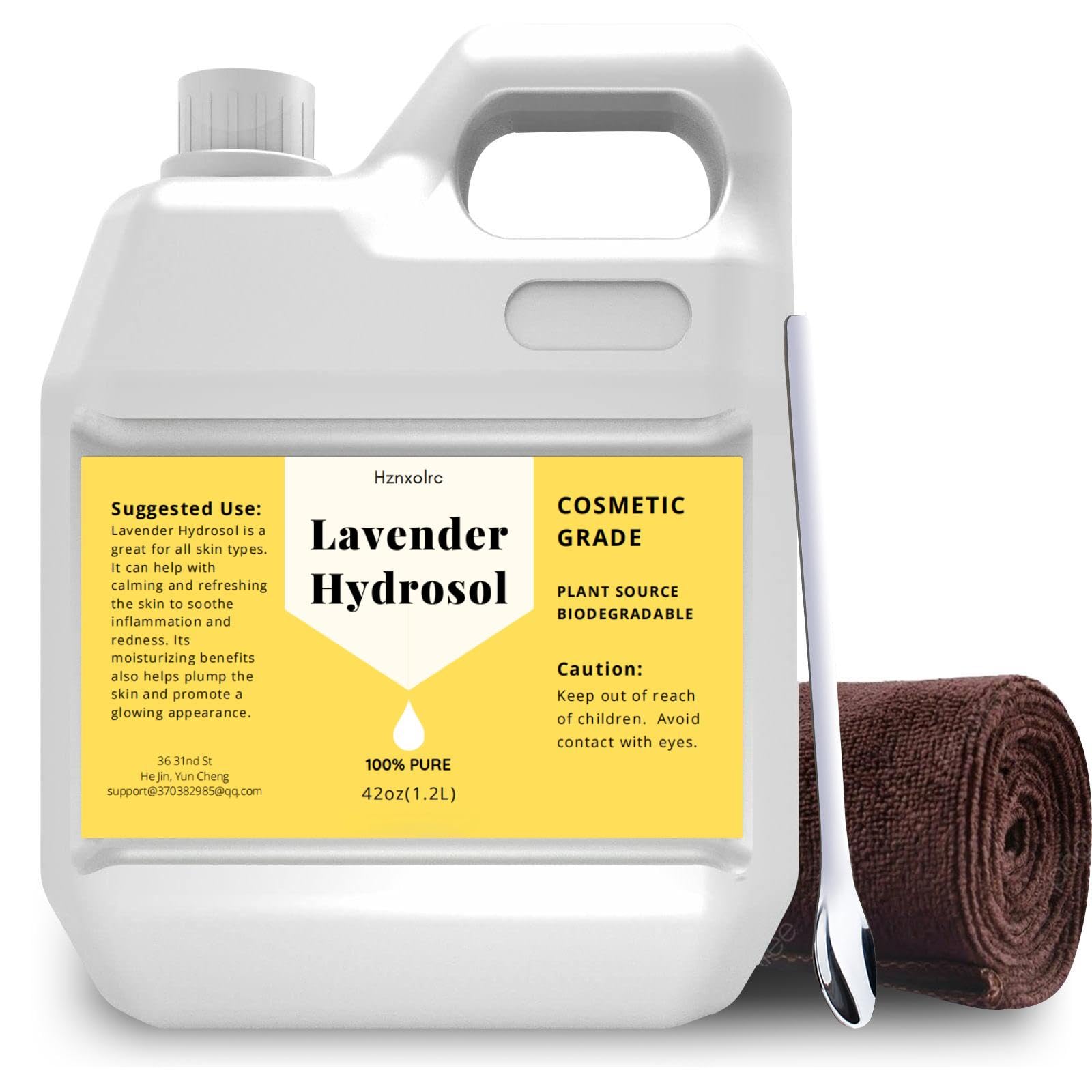 42 oz Lavender Hydrosol for Face Hydration – 100% Pure Lavender Water by Hznxolrc