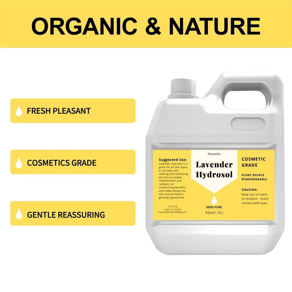 42 oz Lavender Hydrosol for Face Hydration – 100% Pure Lavender Water by Hznxolrc