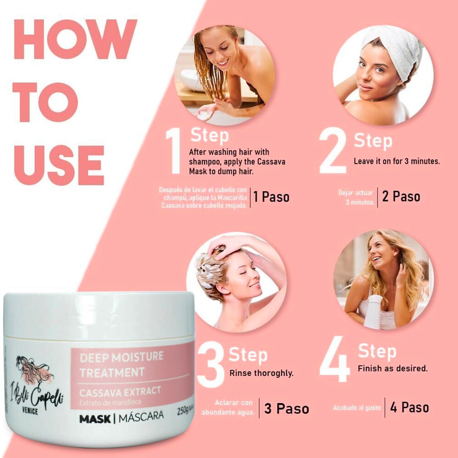 I Belli Capelli Ravenna B-tox Kit – Blonde Hair Treatment with Argan Oil Mask (250 g) | Formaldehyde-Free
