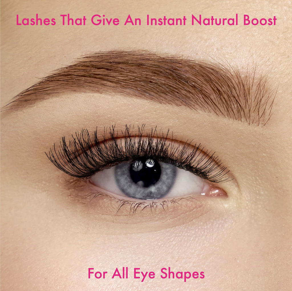 i•ENVY Demi Wispies Lashes – 30 Pairs (6 Pack), 100% Human Hair, Lightweight & Reusable