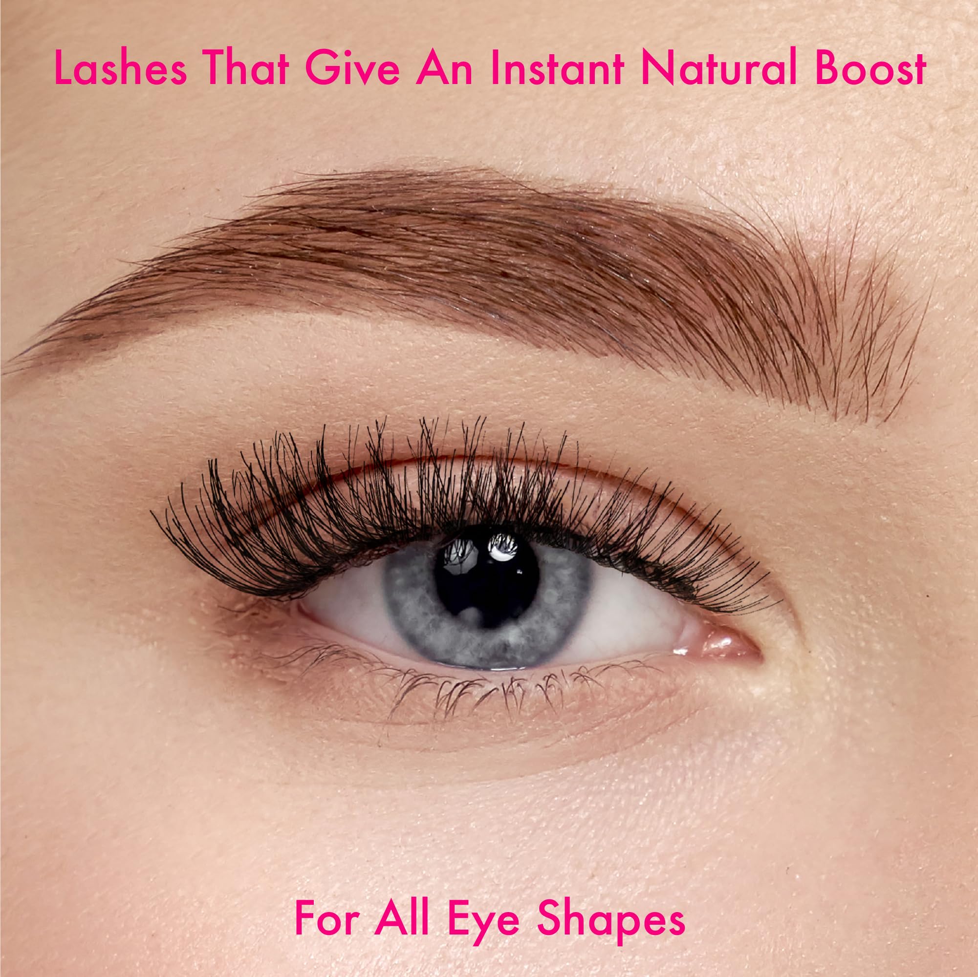 i•ENVY Demi Wispies Lashes – 30 Pairs (6 Pack), 100% Human Hair, Lightweight & Reusable