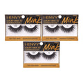 i-ENVY Luxury Mink Collection False Eyelashes – 3 Pack, 100% Real Mink, 3D Multi-Curl