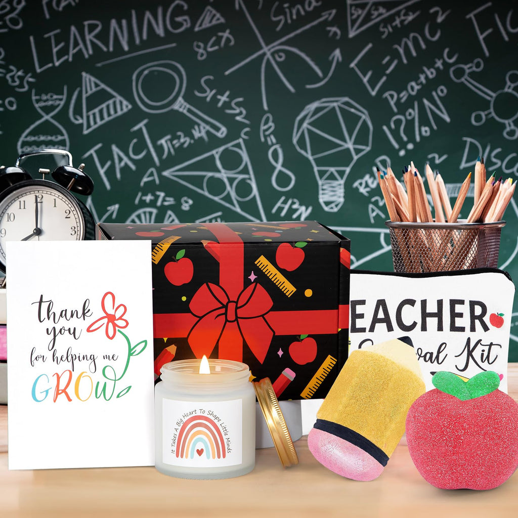 iAOVUEBY Teacher Appreciation Gifts – Spa Bath Bombs & Gift Box